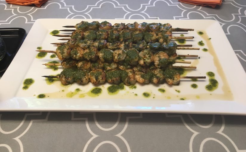 Grilled Garlic-Herb Shrimp